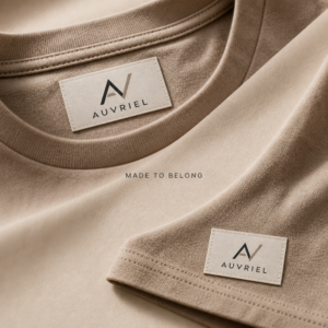 Custom Clothing Labels for Apparel Manufacturers Garment Tags with Detailed Lettering Textile Product Identification for Retail