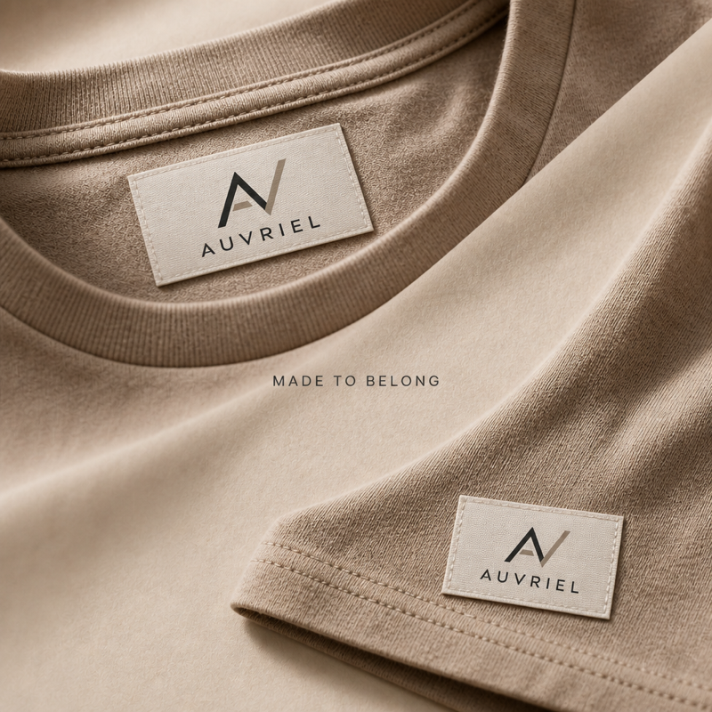 Custom Clothing Labels for Apparel Manufacturers Garment Tags with Detailed Lettering Textile Product Identification for Retail