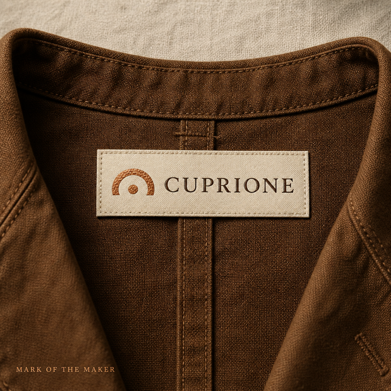 Woven Brand Labels for Apparel Designers Modern Brand Presentation for Retail Apparel Presentation and Custom Garment Branding