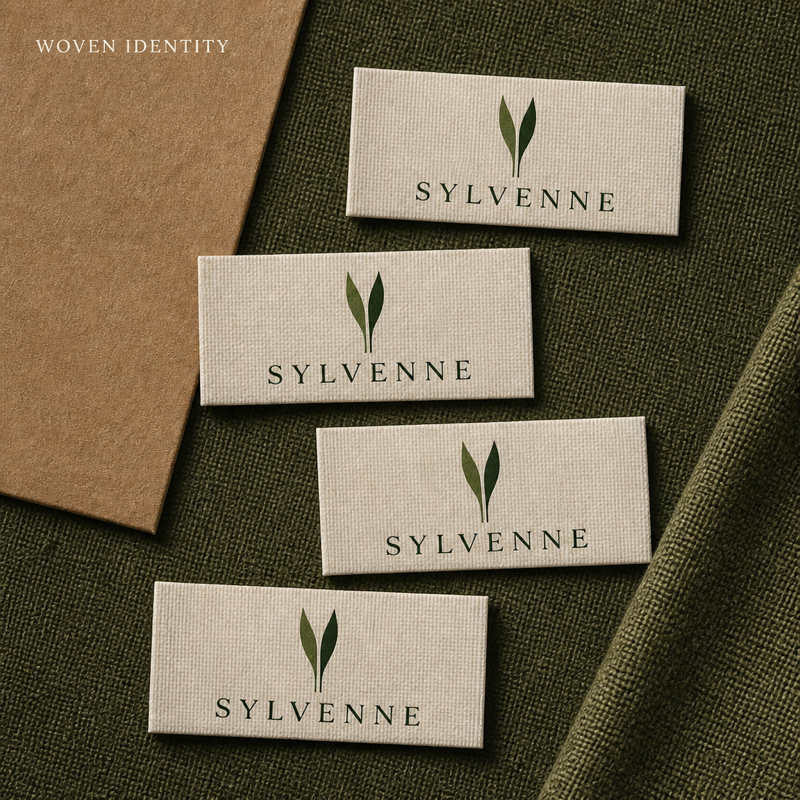 Woven Garment Labels for Activewear Brands Balanced Brand Marking for Private Label Garment Finishing and Custom Garment
