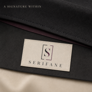 Custom Textile Labels for Casualwear Collections Minimal Layout for Textile Product Packaging and Custom Garment Branding