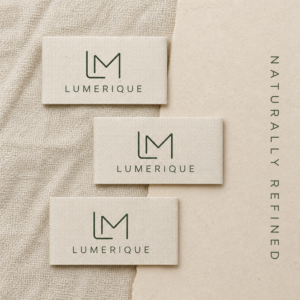 Custom Clothing Labels for Garment Brands Textile Tags with Minimal Design Woven Product Marking for Everyday Clothing