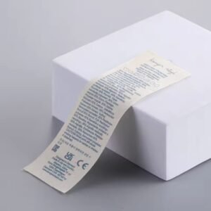 Custom Wash Care Labels for Fashion Boutiques Refined Information Layout for Clothing Care Guidance and Custom Garment Details